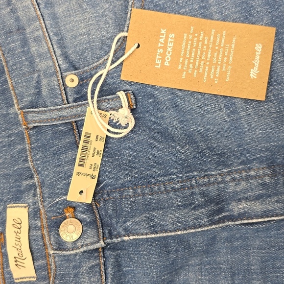 MADEWELL Classic Straight Womens 35 New Nwt Jeans - Picture 4 of 10